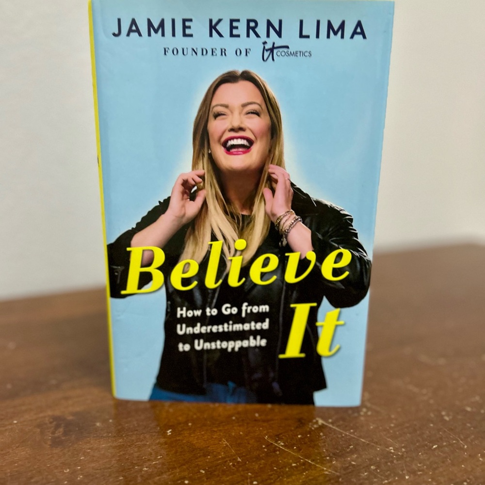 IT Cosmetics 'Believe It' Book with Blue and Yellow Cover